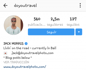LOS 5 MEJORES INFLUENCERS VIAJEROS DE INSTAGRAM