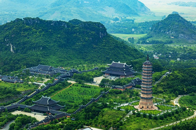 naturaleza en Ninh Binh.